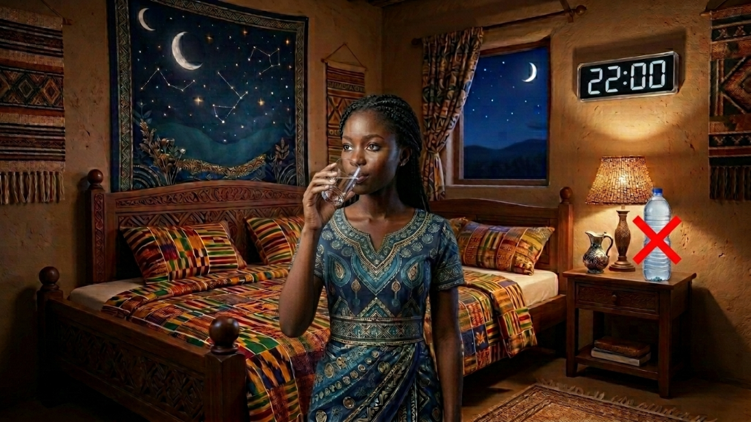 eau avant dormir sommeil sante